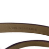 Chanel Pristine Skinny CC Logo Leather Purple Belt 90/36 2012