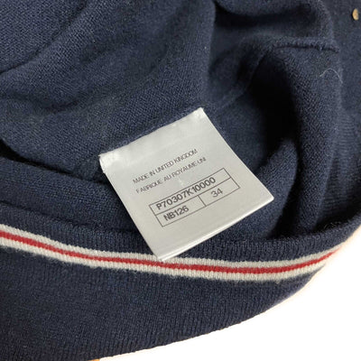 Chanel 19 No. 5 Logo Navy Blue Pullover Sweater 34 US 2