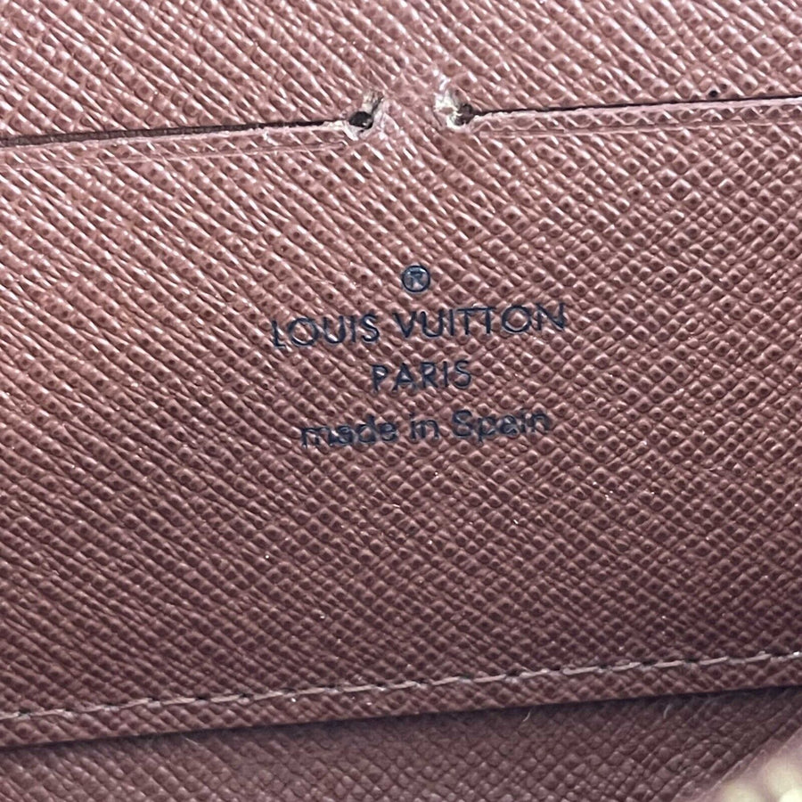 Louis Vuitton - LV Monogram Rose Steven Sprouse Zippy Brown Canvas Wallet