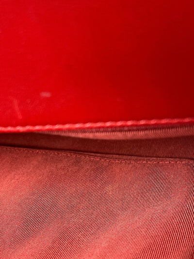 Chanel Boy Flap Bag Quilted Calfskin New Medium Red Crossbody Bag