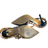 Valentino Rock Stud Pumps Patent Leather Ocean Blue 38 US 8 Pumps Shoes