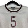Chanel 19 No. 5 Logo Pullover Sweater Ivory NavyWhite Excellent 34 US 2