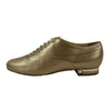 CHANEL - NEW 2015 Metallic Gold Leather CC / Pearl Oxford Shoes - 39 US 9