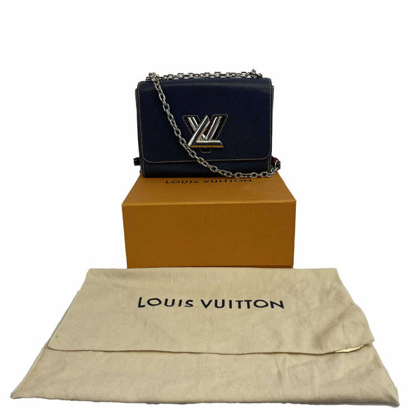 Louis Vuitton - Epi Leather Twist MM - Navy Blue, Red Shoulder Bag / C -  BougieHabit