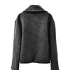 Balmain Cape Wool Peacoat - Black, Silver-Toned Hardware 36 US S Jacket