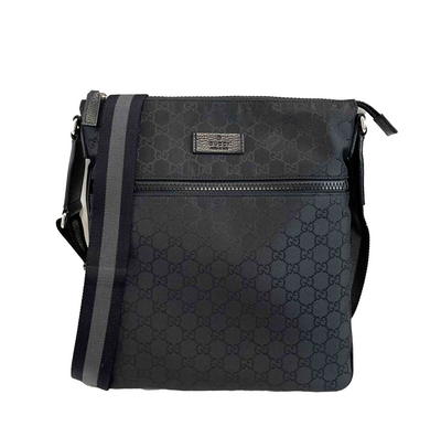 Gucci New w/o Tags Gucci Front Zip Flat Messenger Crossbody Bag