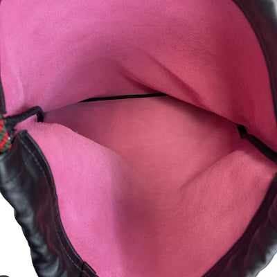 Gucci - Pink logo Drawstring Backpack w/ Top Handle