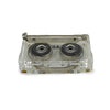 CHANEL - 04P 'CHANEL' Cassette Tape - Resin / Black Brooch