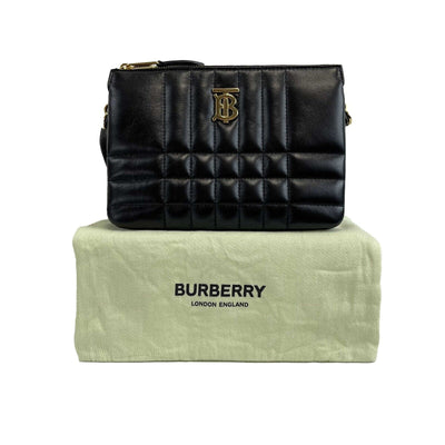 Burberry - Lola Double Pouch Quilted Leather Crossbody