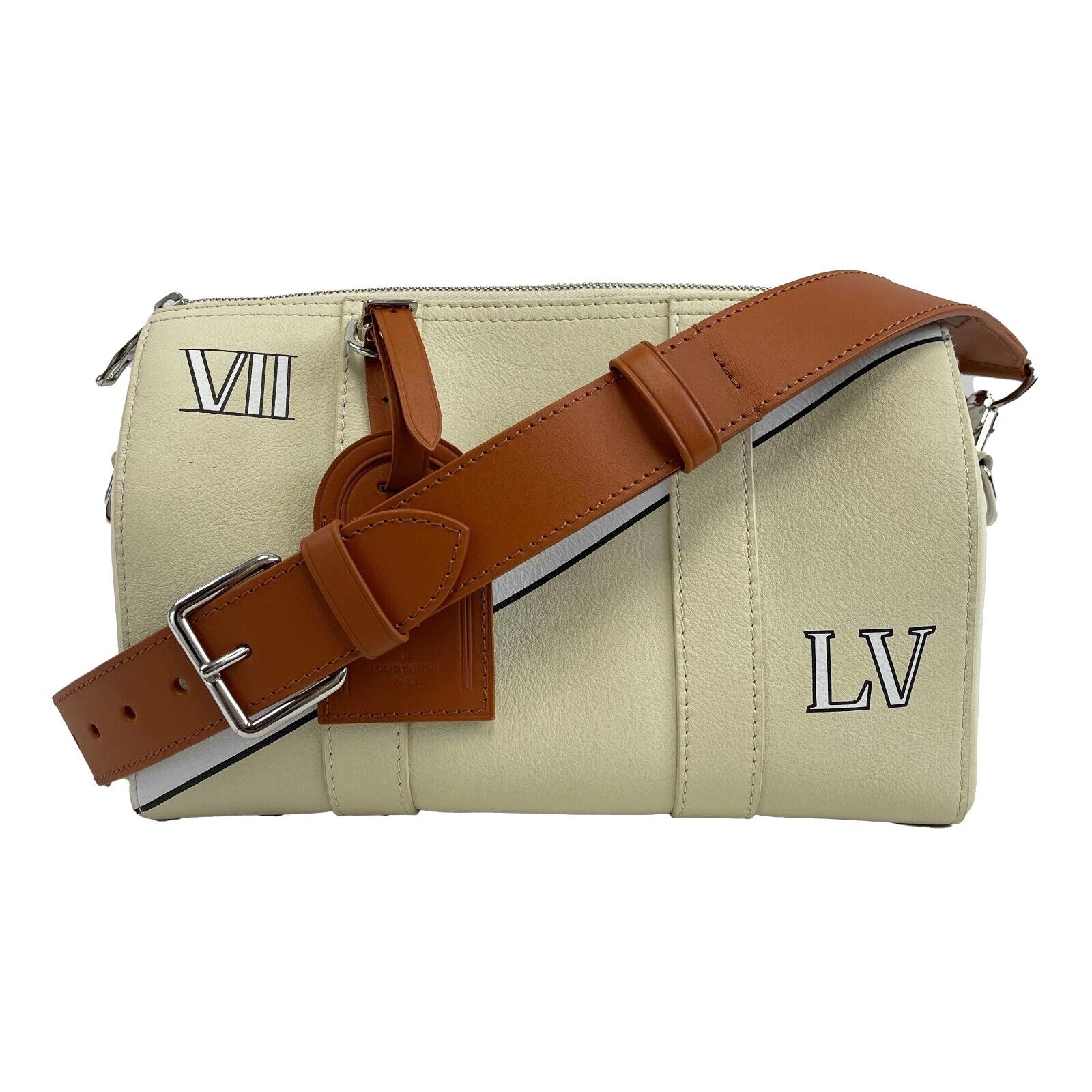 Shop Louis Vuitton Keepall 2022-23FW Monogram Canvas Leather Logo