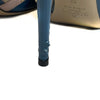 Valentino Rock Stud Pumps Patent Leather Ocean Blue 38 US 8 Pumps Shoes