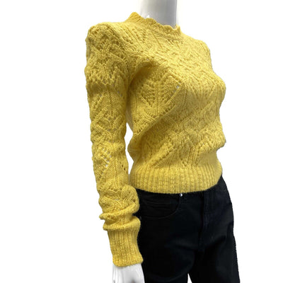 Isabel Marant New w/ Tags Gali sweater 36 US 4 Yellow Jacket