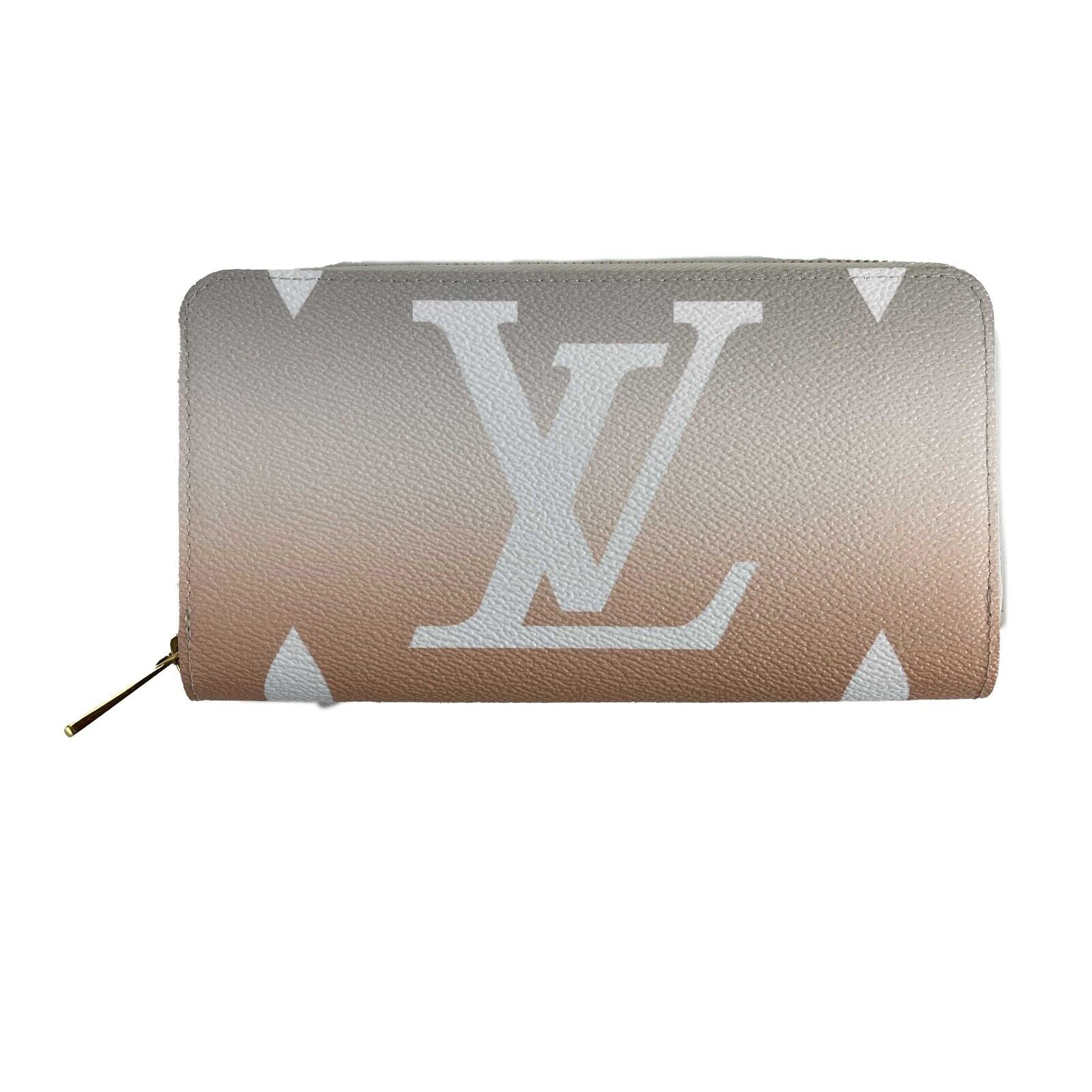 Louis Vuitton - Gradient Zippy Wallet - Gray / White Orange Zip
