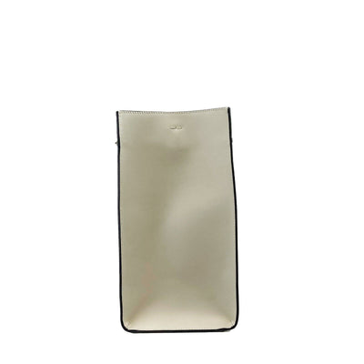 FENDI - Plexiglass Handle Sunshine Medium Cream Shopper Tote w/ Shoulder Strap