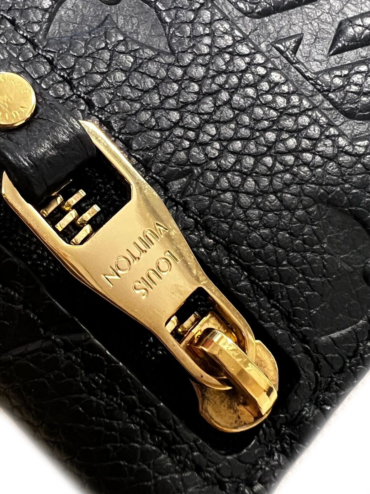 Louis Vuitton - LV Key Pouch - Black Monogram Empreinte Leather -  BougieHabit