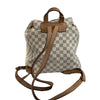 Louis Vuitton - Damier Azur Sperone Backpack - Cream / Blue Top Handle