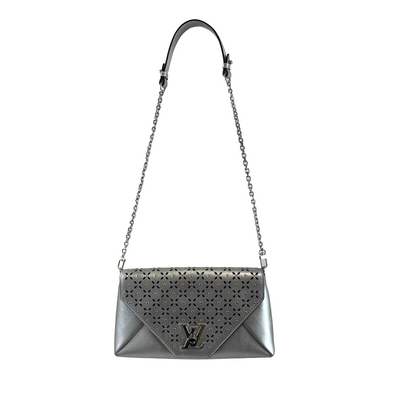 Louis Vuitton Love Note Chain Clutch Studded Crossbody Handbag