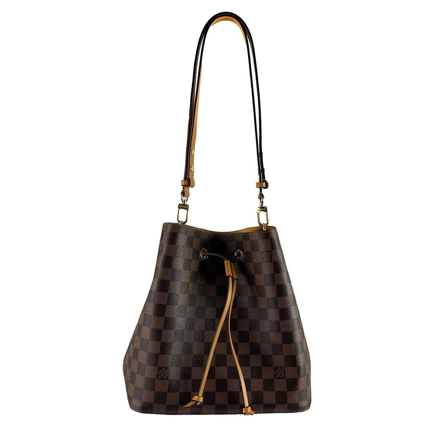 Louis Vuitton New w/o Tags Damier ebene NéoNoé Safran Brown Crossbody Handbag