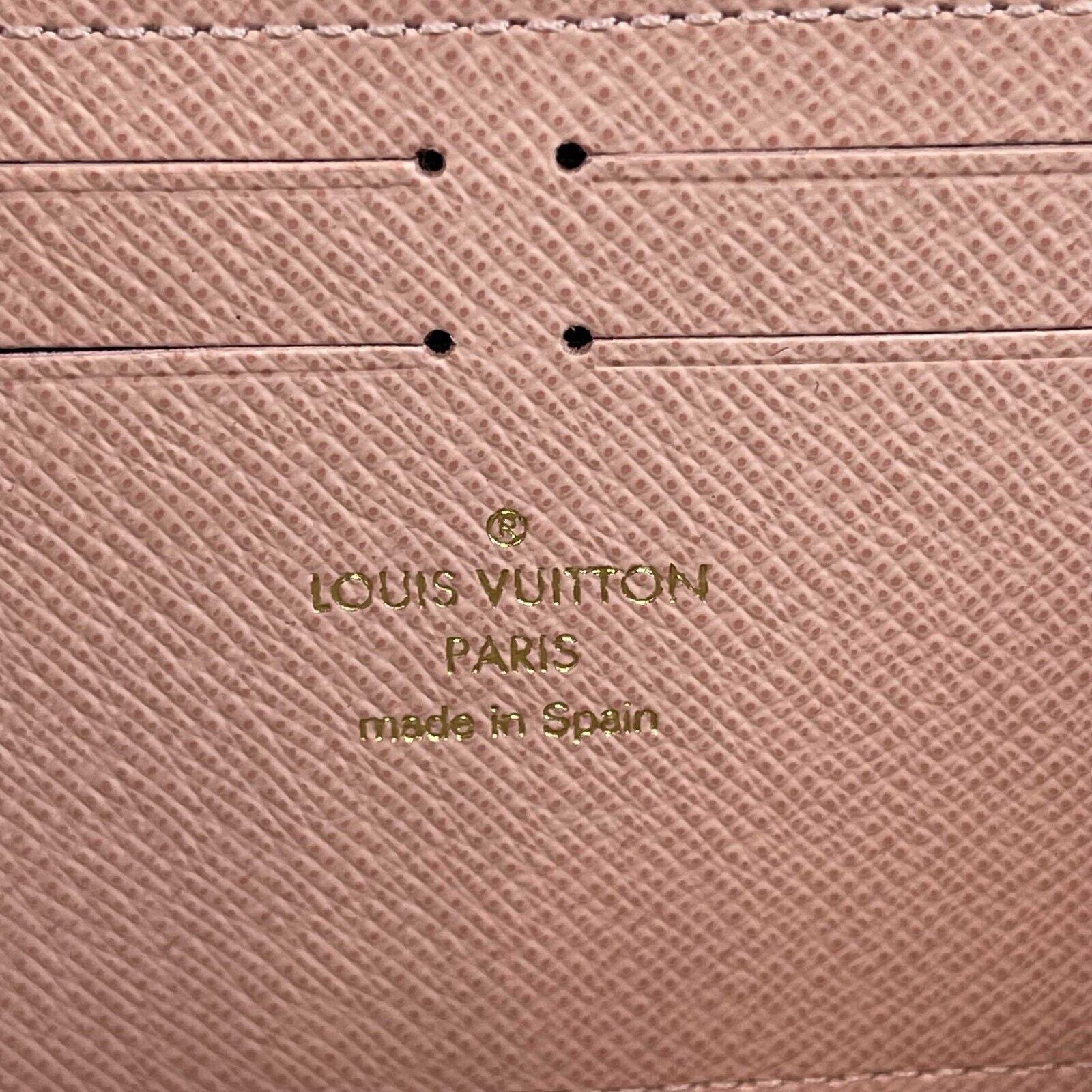 Louis Vuitton Clemence Wallet Damier Azur NEW Rose Ballerine - BougieHabit