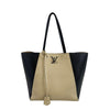 Louis Vuitton Twist Lock Me Go Tote Taurillon Beige and Black Handbag