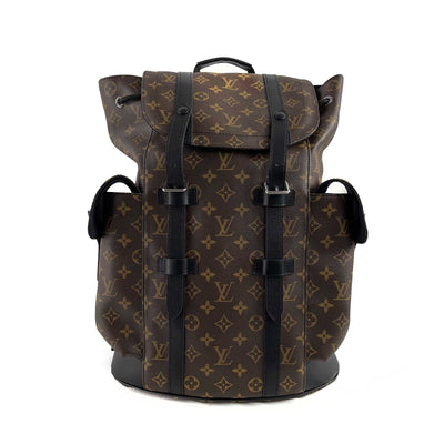 Louis Vuitton Monogram Canvas Pristine Christopher PM Backpack Brown Backpack