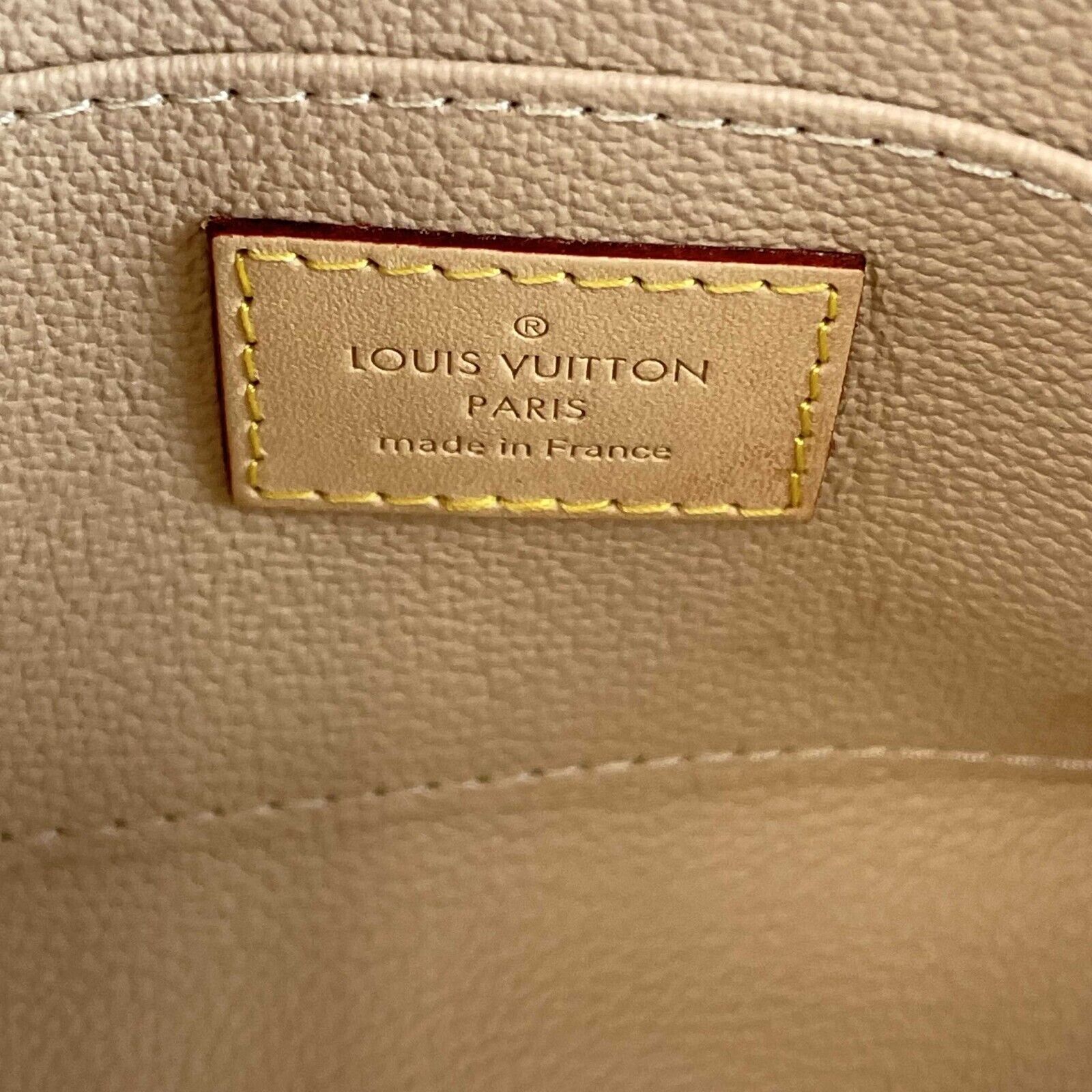 Louis Vuitton Damier Azur Canvas Cosmetic Pochette Pouch With Box