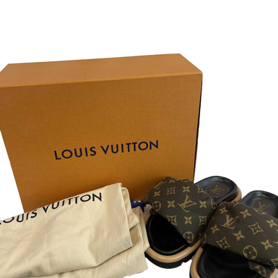 Louis Vuitton - Pool Pillow Comfort Mule - Cacao Brown - 37 US 6.5