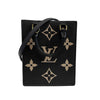 Louis Vuitton Petit Sac Plat Bag Bicolor Monogram Empreinte Giant Crossbody Bag