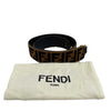 Fendi Strap You FF Print Velvet Shoulder Crossbody Strap