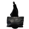 CHANEL - Vintage CC Open Caviar Leather Black Large Tote