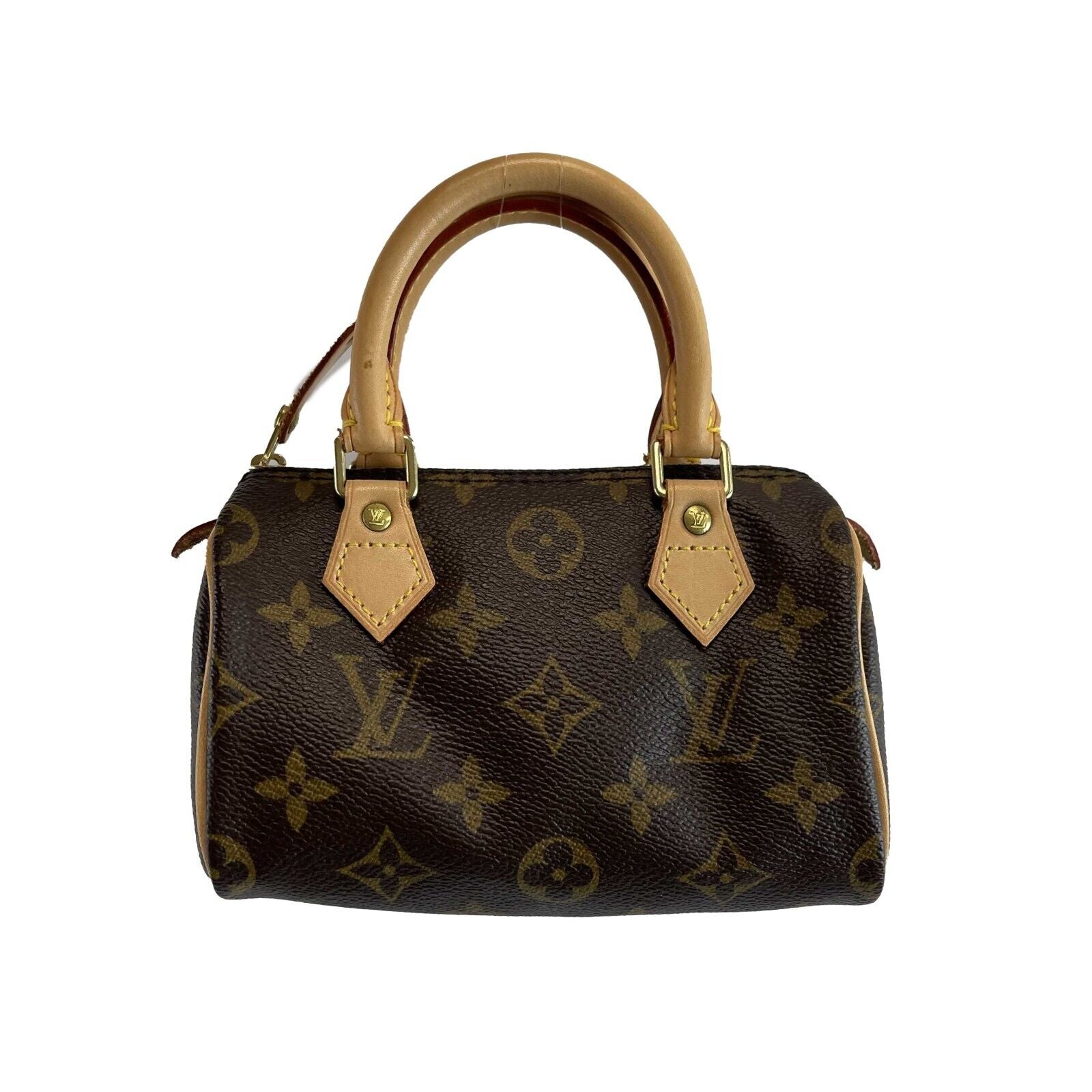 Louis Vuitton Speedy Mini Nano HL Monogram Canvas Brown Handbag