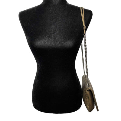 CHANEL - 2008 Rectangular Quilted Leather Full Flap Shoulder Bag / Crossbody