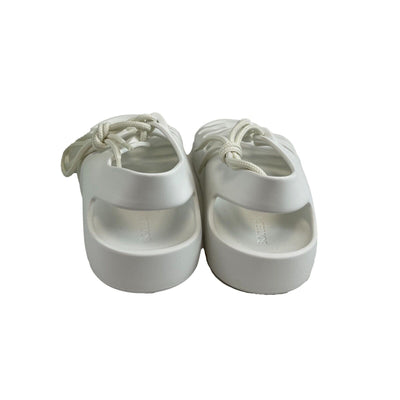 Bottega Veneta - Pristine - Lace Up Jelly Sandals with Box White 37 Us 6.5 / 7