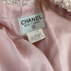 Chanel Vintage 96C Fantasy Tweed Mop CC Logo Button Size 38 US 6 Pink Jacket