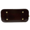 Louis Vuitton Alma Handbag Damier Ebene PM Brown W/ Lock & Keys