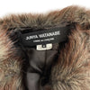Junya Watanabe Comme des Garcons Eco Fur Shawl Wrap Jacket AD2011 Brown Small