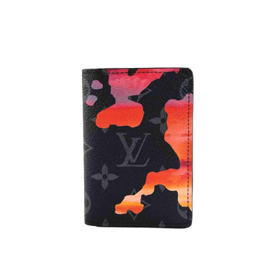 Louis Vuitton Pocket Organizer Limited Edition Comics Canvas Black