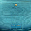 CHANEL - Reissue Small 2.55 Satin Crocodile Stitche - Turquoise / Gold Crossbody