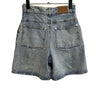 Chanel Excellent Mini Denim Jean Shorts 19S 38 US 6 Blue Bottoms