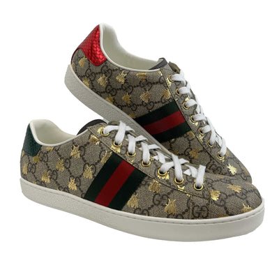 GUCCI - NEW Mens Ace GG Supreme Bees Sneakers Size 40 US 10