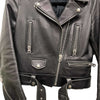 Acne Studios Black leather moto riders jacket 34 US 2 Black Jacket