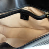 Gucci Excellent Small GG Marmont Flap Matelasse Black Crossbody Bag