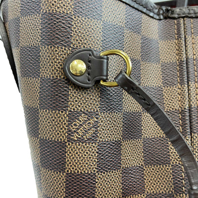 Louis Vuitton - Neverfull MM - Brown Damier Ebene Canvas Tote / Shoulder Bag