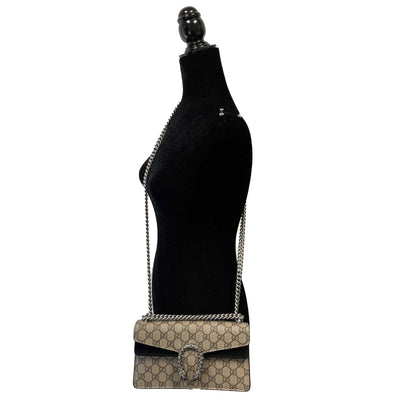 Gucci - NEW Dionysus Shoulder - Beige / Black Shoulder Bag / Crossbody