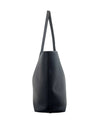 Saint Laurent Large Leather Shopper Tote - Navy Blue Shoulder Bag