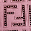 Fendi Baguette NM Openwork Pink Medium Embroidered Canvas Baguette