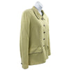 Chanel Vintage 98P Blazer Single Breasted Pastel Chartreuse Lime Green 42 US 10