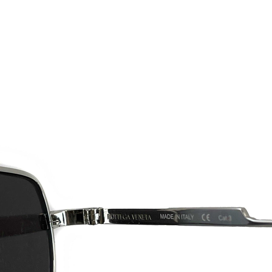 Bottega Veneta BV 2022 Pilot Metal Sunglasses Silver 1125S