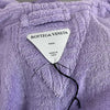 Bottega Veneta NEW Lavender Purple Hooded Intreccio Pattern Bathrobe Unisex M