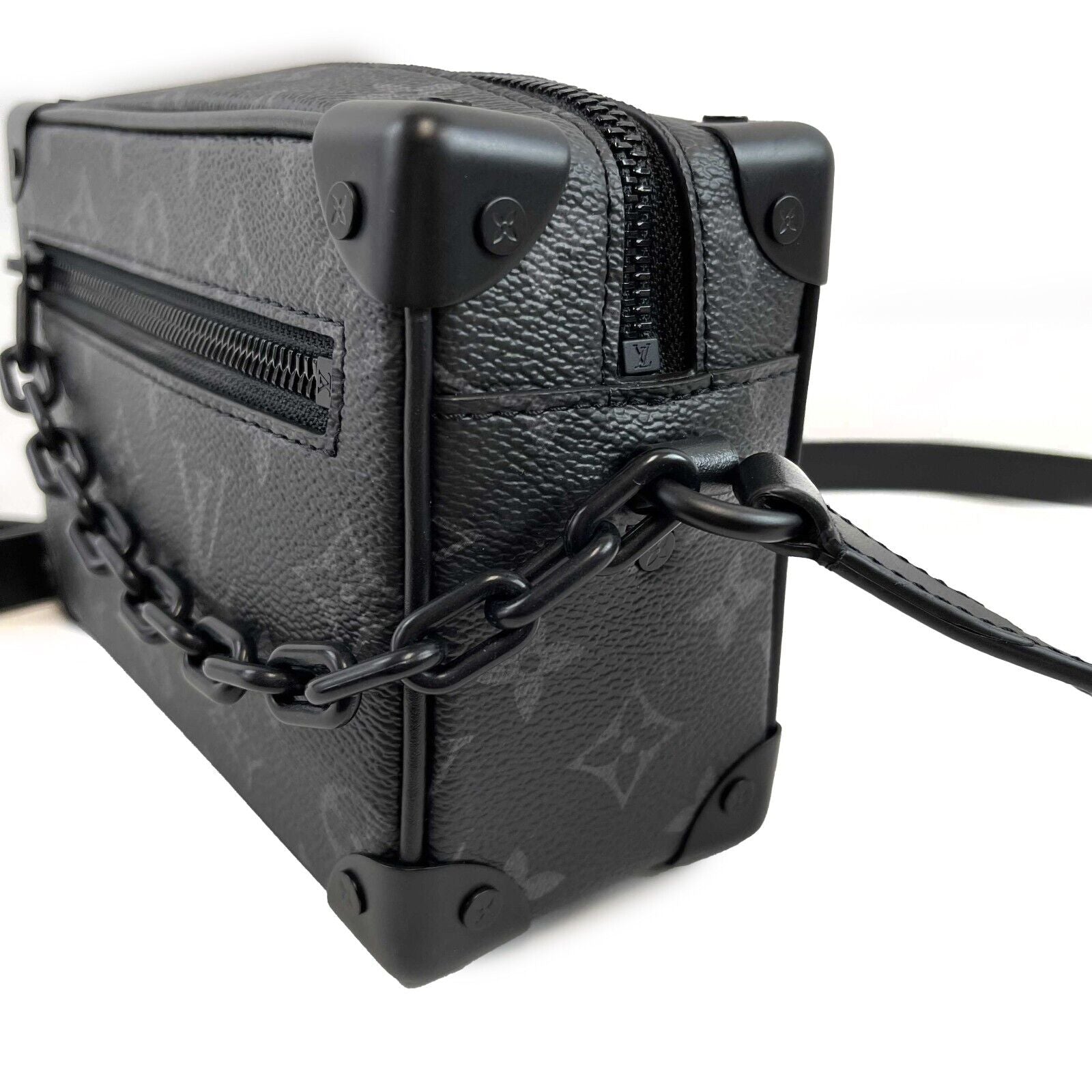 Louis vuitton mini soft trunk online black